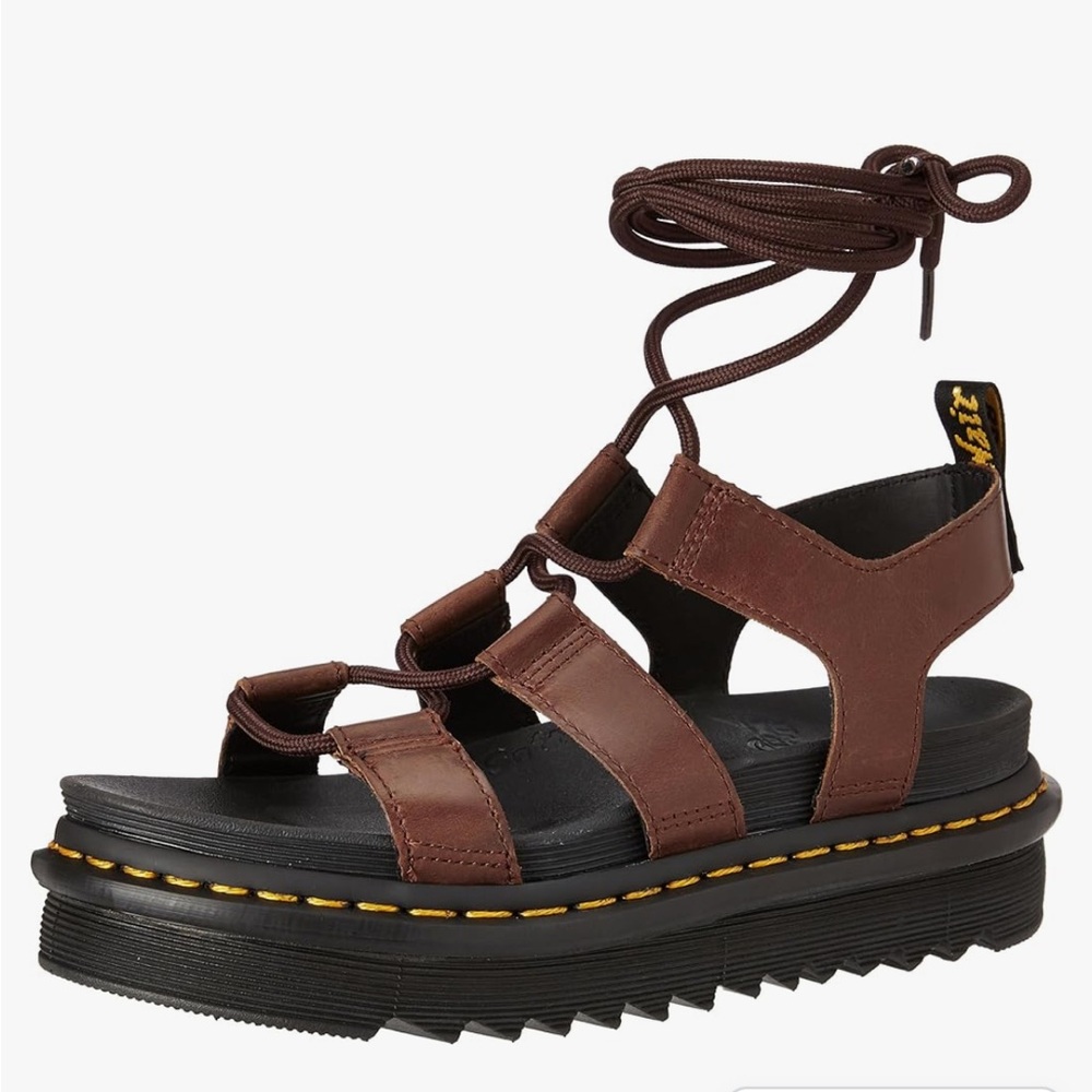 Dr Martens lace up sandals size 5